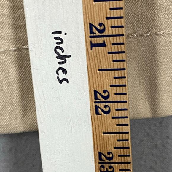 St John Blazer Laced Eyelet Cotton Stretch Tan Beige Blaze Women's Size Medium - Picture 9 of 11